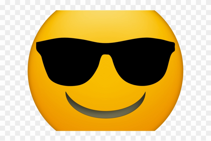 Sunglasses Emoji Clipart Emojie - Sunglasses Emoji Face Png Transparent Png #2289032