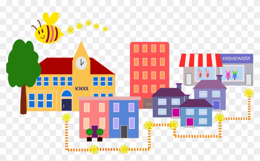 City Clipart Neighbourhood - Png Download