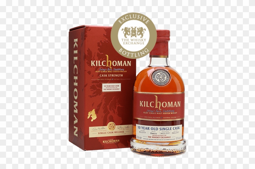 Kilchoman 2007 Single Sherry Cask Twe Exclusive Bottle Clipart