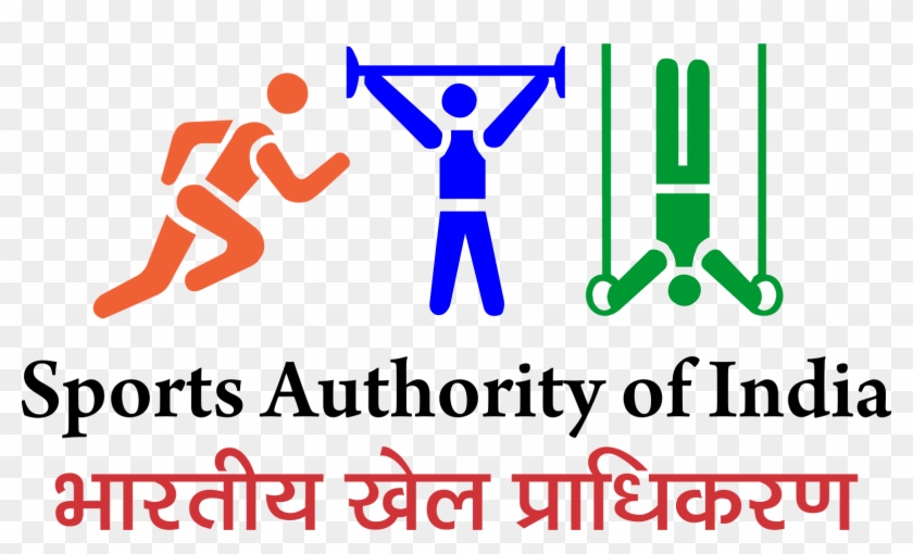 Sports Authority Of India Is Written Below The Athletes - Graphic Design Clipart #2289891