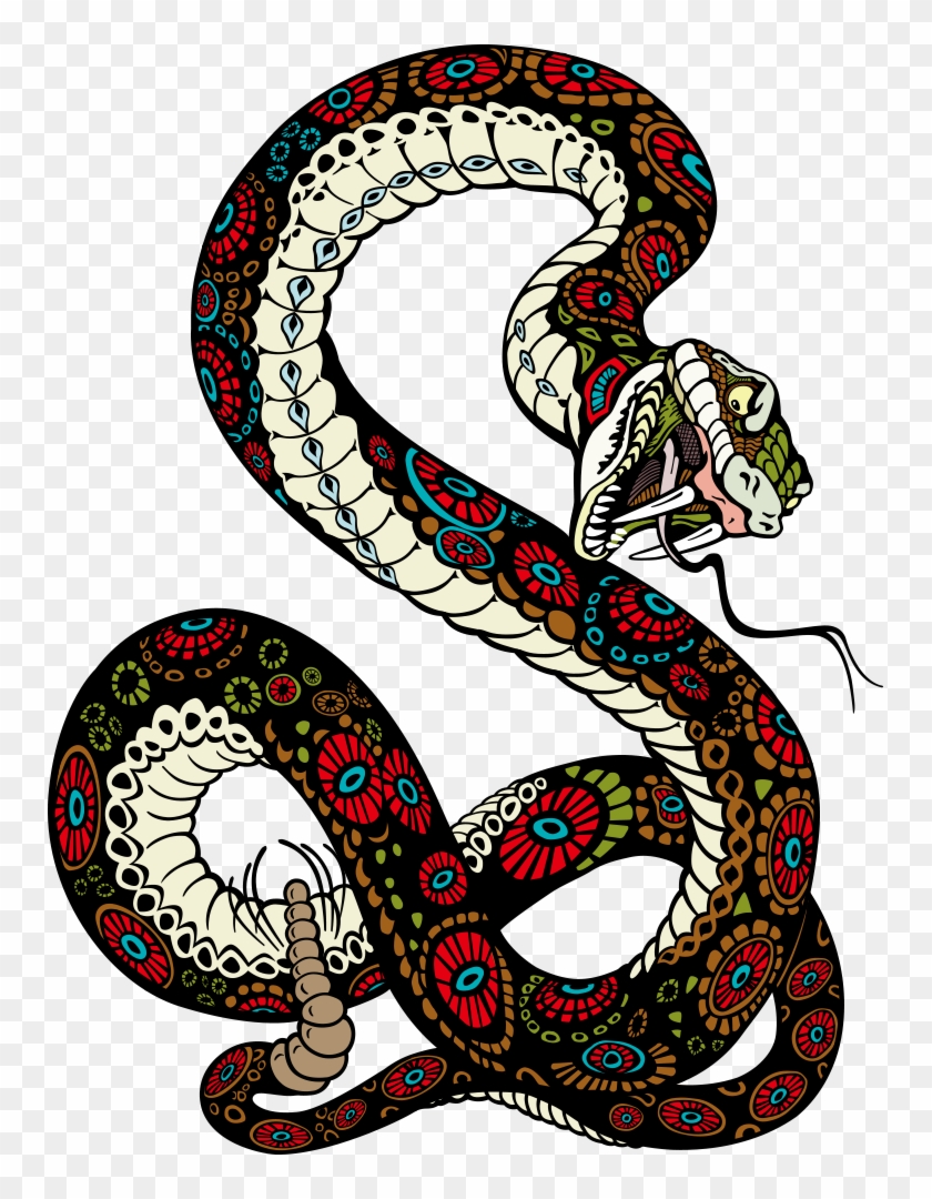 Tiger Lion Vector Snake Illustration Free Transparent - Tiger And Snake Logo Clipart