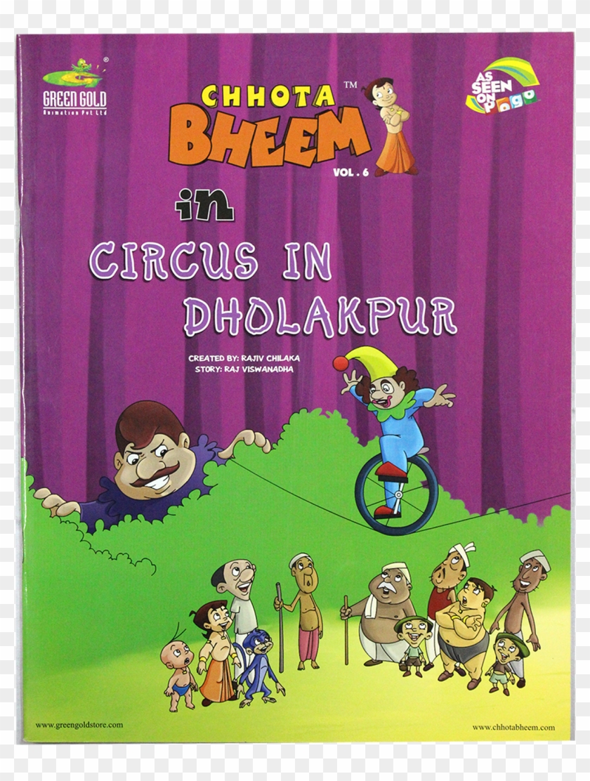 Chhota Bheem In Circus In Dholakpur - Cartoon Clipart #2290367