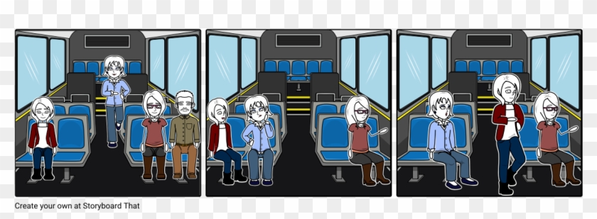 Bus Travel - Cartoon Clipart