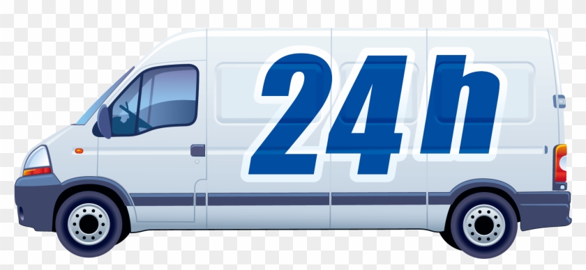 Minivan Vector - Delivery Clipart #2291445