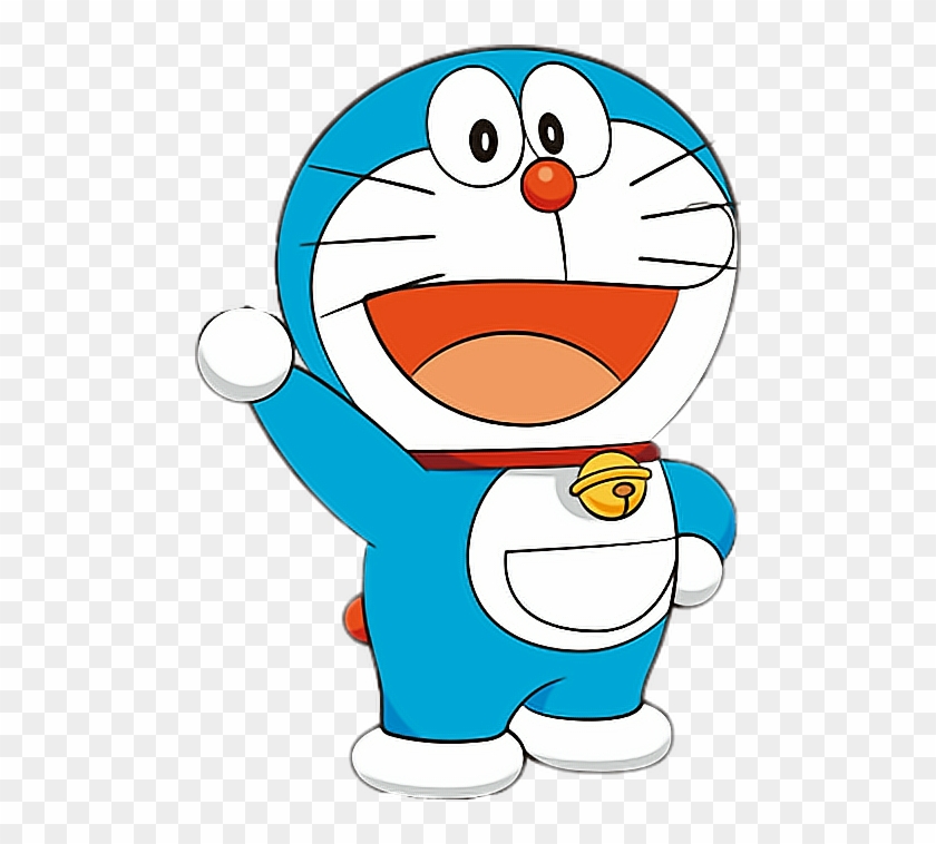 Doraemon Main Characters - Doraemon And Mickey Mouse Clipart