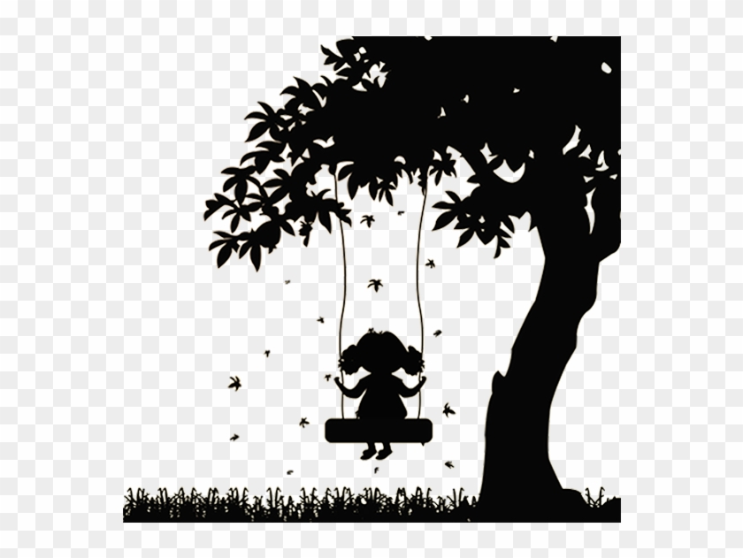 For Her Books Make Children Better Individuals And - Girl Sitting Under Tree Shadow Clipart