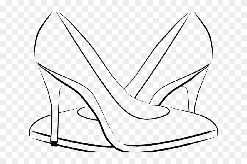 Women Shoes Clipart Chappal - Ladies Shoes Vector - Png Download