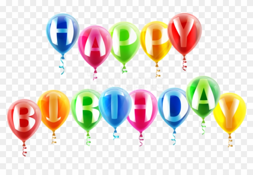 Free Png Download Happy Birthday Balloons Png Images - Happy Birthday Balloons Png Transparent Background Clipart