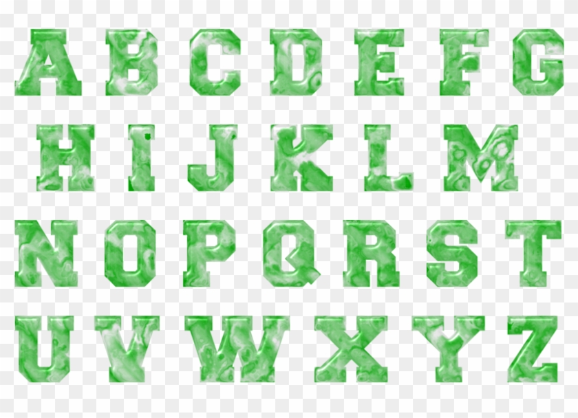 Transparent Alphabet Letters - Illustration Clipart