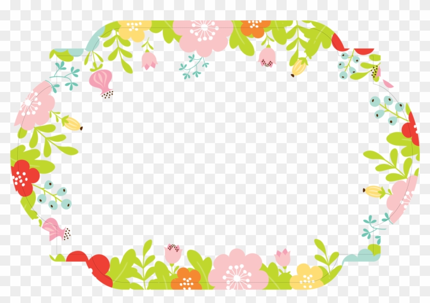 Floral Flat Card Print & Cut File Clipart