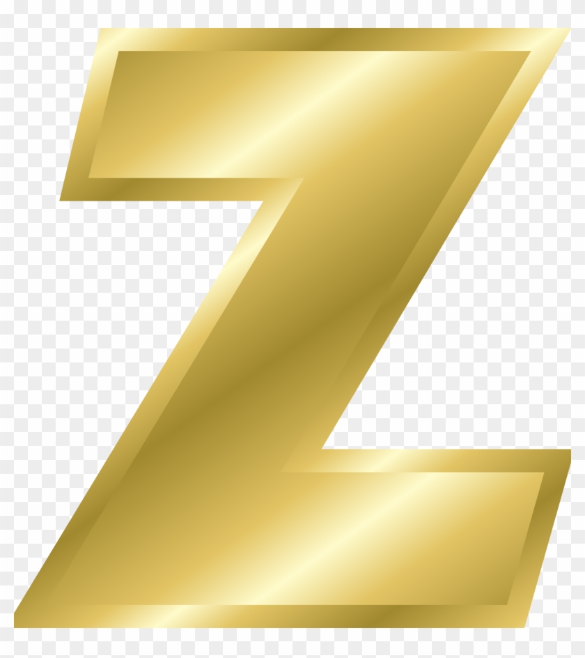 Big Image - Transparent Background Abc Gold Alphabet Letters Clipart