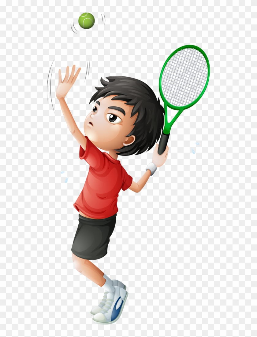 Female Clipart Badminton Player - Play Tennis Vector - Png Download