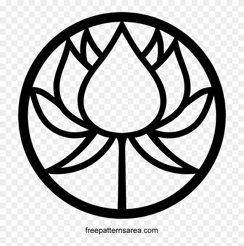 Symbol Vector Cricut Pinterest - Lotus Flower Symbols Clipart #2293213