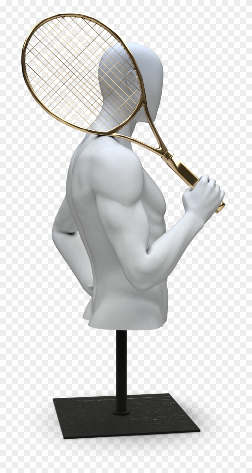 Cool Gray 3c Matt - Tennis Player Clipart