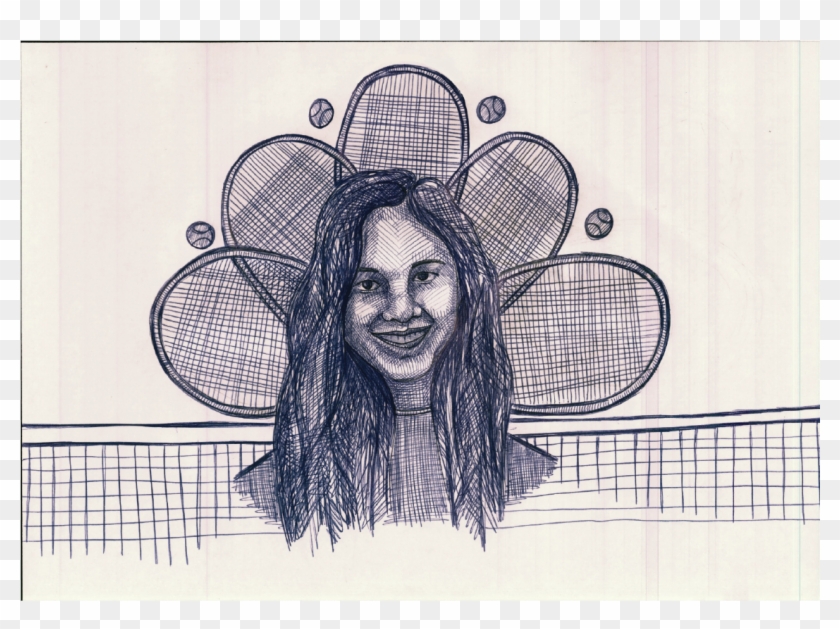 Kate Hirsch The Famous Tennis Player - Rackets Clipart