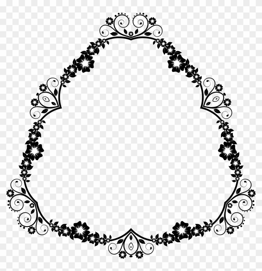 This Free Icons Png Design Of Flower Frame Extrapolated - Circle Clipart