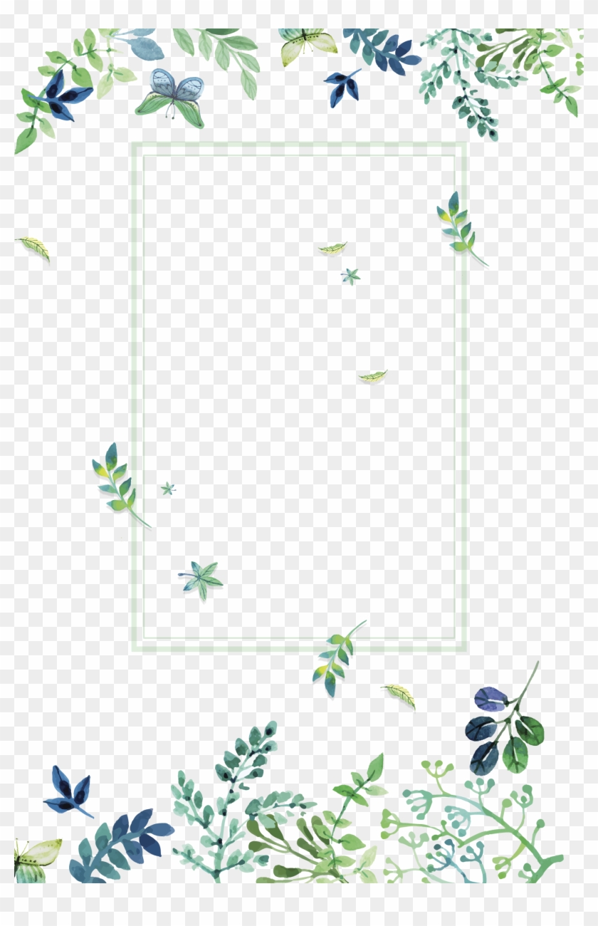 Flores Wallpaper, Iphone Wallpaper, Wallpaper Backgrounds, - Green Watercolor Floral Png Clipart #2294383