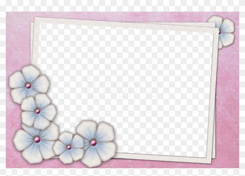 Free Png Large Pink Transparent Frame With Flowers - History Clipart #2294515