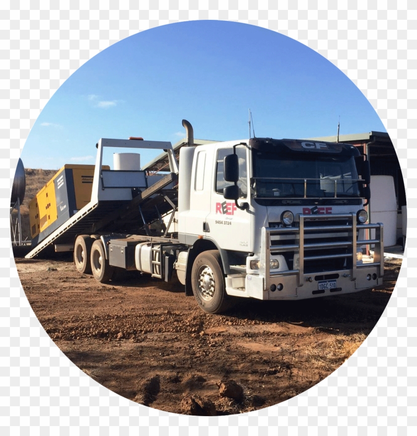 That Means We Can Deliver Your Container Or Equipment - Trailer Truck Clipart