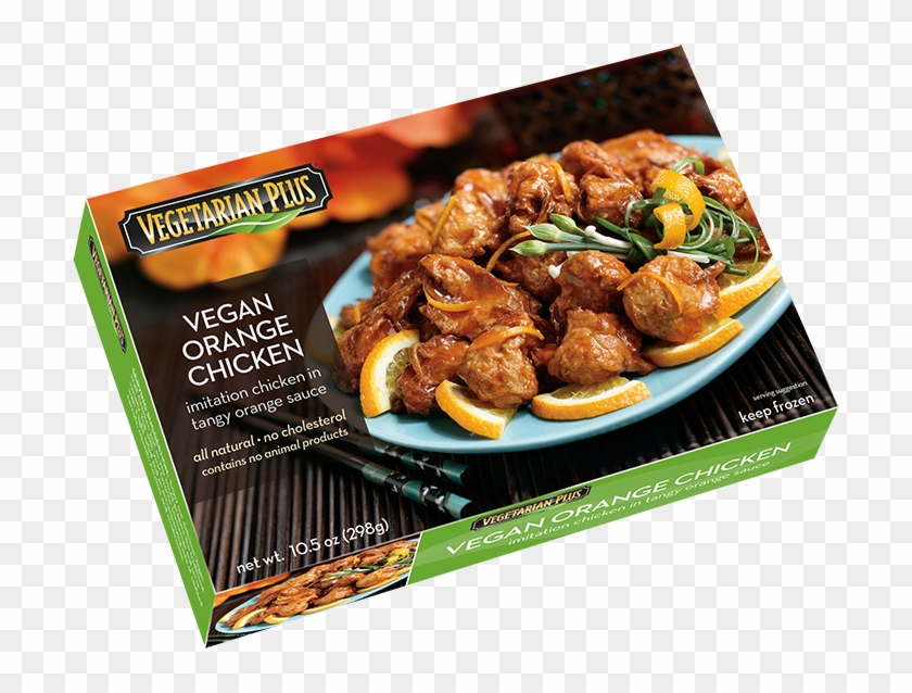 Vegan Orange Chicken - Vegetarian Plus Products Clipart #2295145