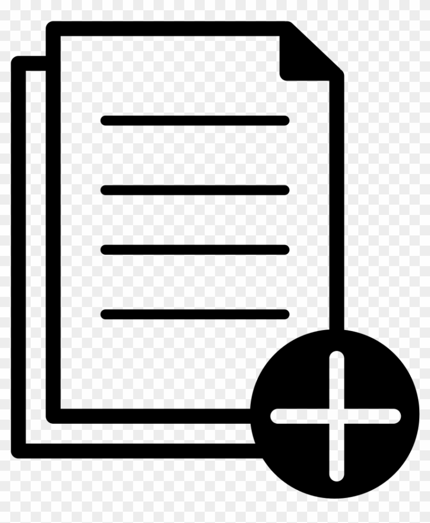 Add Document Icon - Add New Project Icon Clipart #2295225