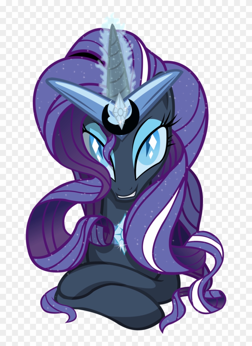 Nightmare Rarity Modification By Cartoontiger - Nightmare Rarity And Nightmare Applejack Clipart #2295455