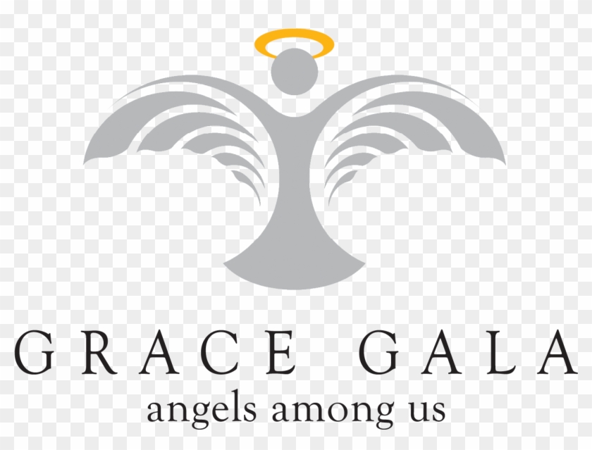Angel Logo With Words Clipart