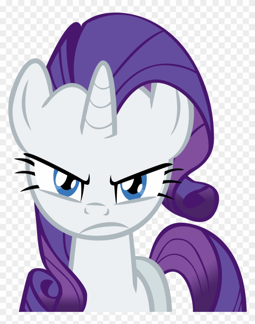 My Little Pony Rarity Angry , Png Download Clipart