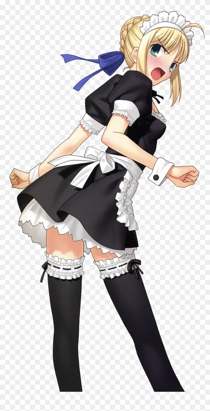 Saber Png - Fate Hollow Ataraxia Maid Clipart