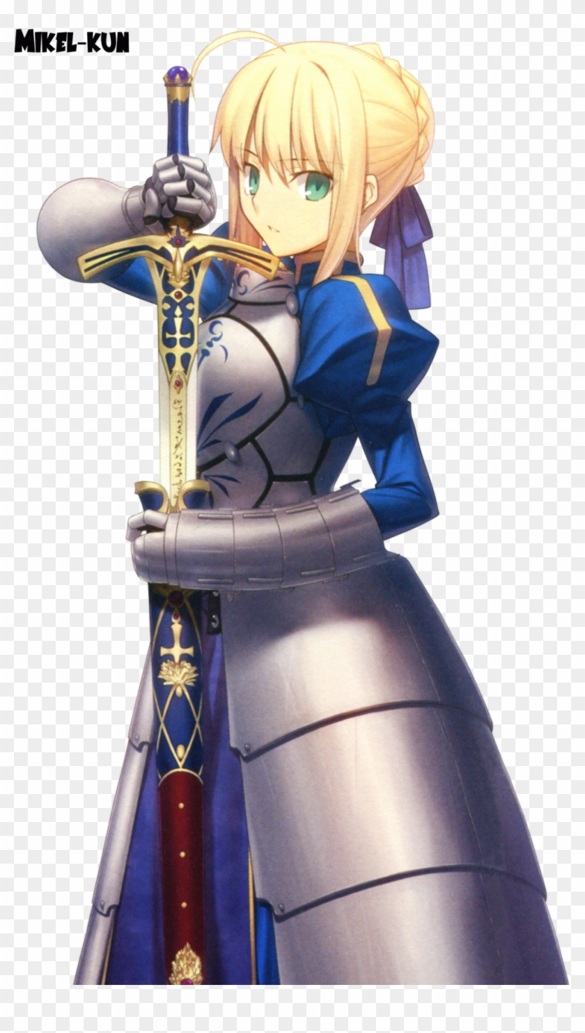 Arturia/saber Style Hair - Fate Saber Clipart