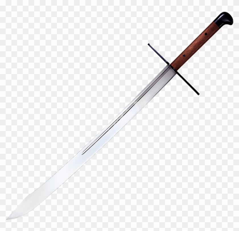 Clip Point Saber - Falchion Sword - Png Download