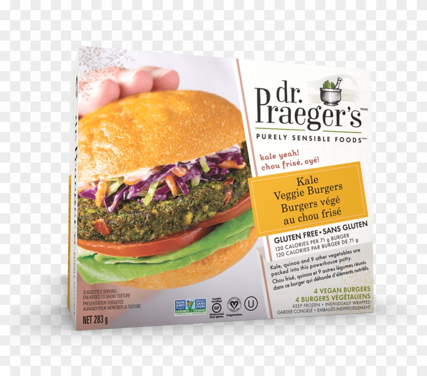 Praeger's Canada Kale Veggie Burgers - Dr Praeger's Asian Veggie Burger Clipart #2296265