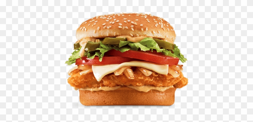 Blazing Veg - Jack In The Box Pepper Jack Chicken Sandwich Clipart #2296488