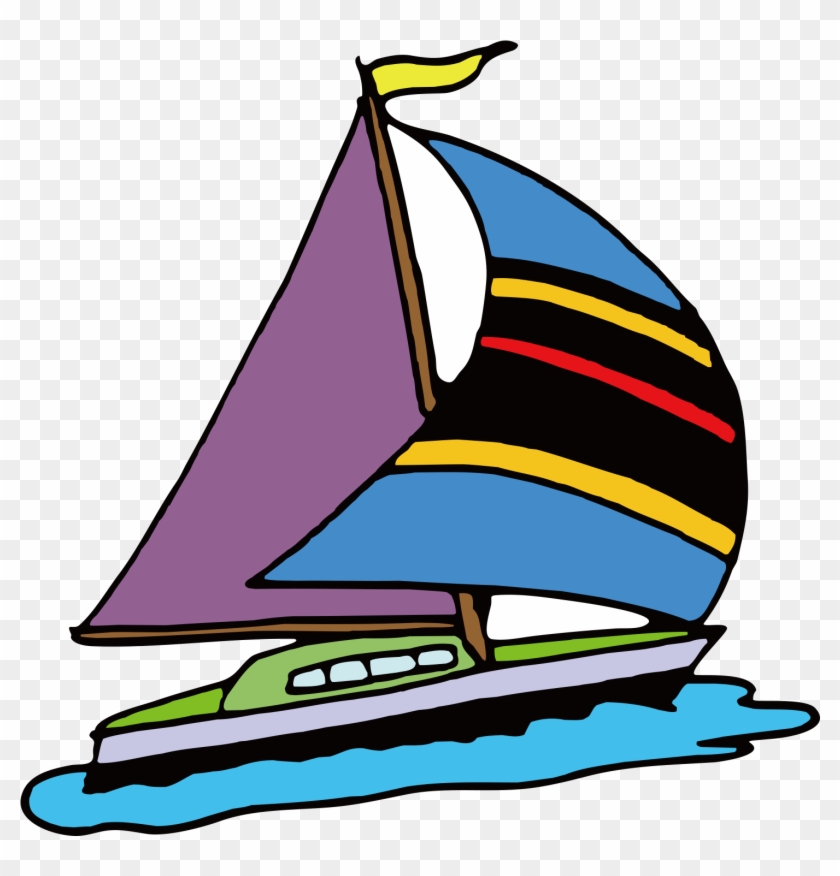 Sailing Ship Clip Art - Sailing Cartoon - Png Download #2297292