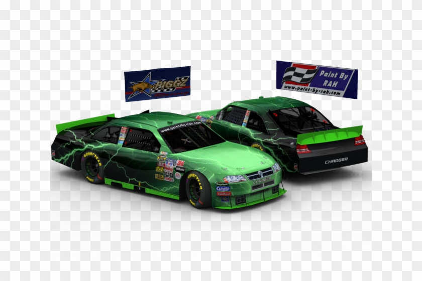 Rah132 Sprintcup Green Lighting Photo Rah132 Spoiler - Ford Sierra Rs Cosworth Clipart #2297426