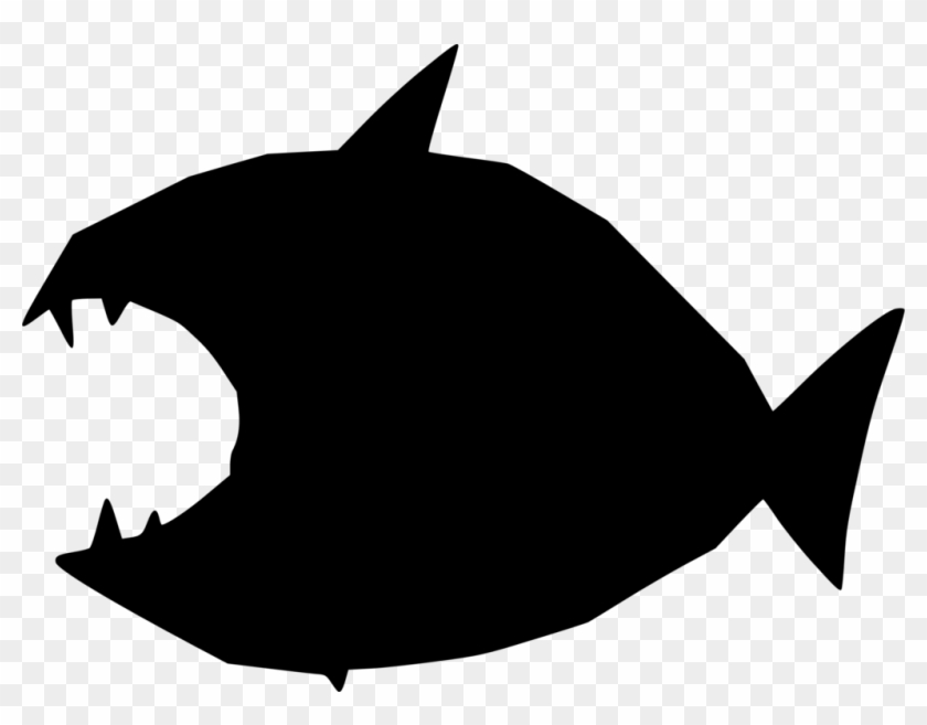User Interface Computer Icons Silhouette Video Cartoon - Piranha Clipart - Png Download #2297775