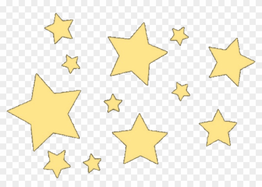 #kawaii #cute #yellow #pastel #stars #overlay #png - Overlays Amino Clipart
