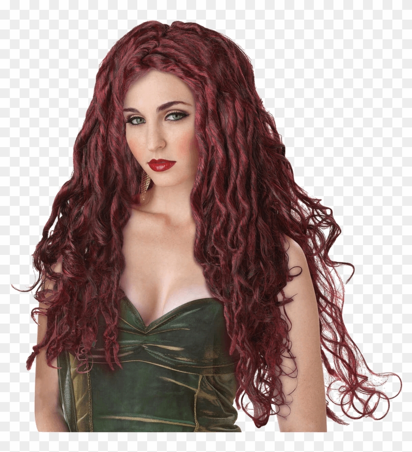 Dettagli Su Da Donna Medusa Parrucca Rossa Greco Halloween Clipart