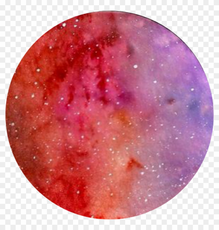 #red #orange #purple #watercolor #stars #circle - Nebula Clipart #2298686