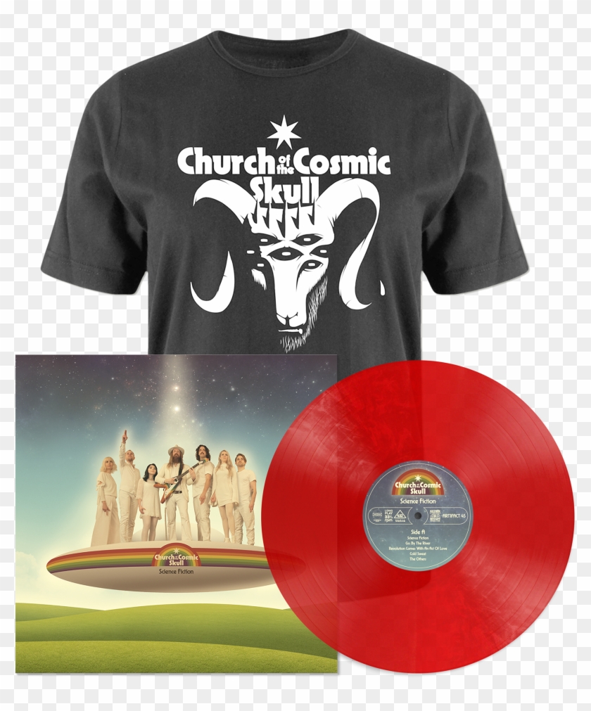 Church Of The Cosmic Skull Shirt Clipart #2299007