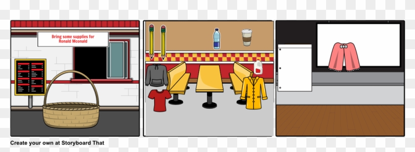 Ronald Mcdonald - Cartoon Clipart
