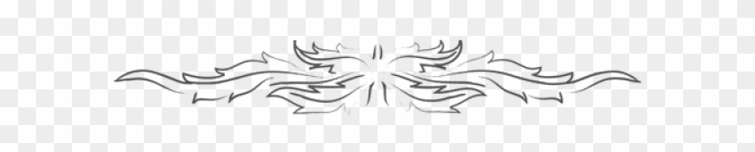 Drawn Lines Divider - Line Art Clipart