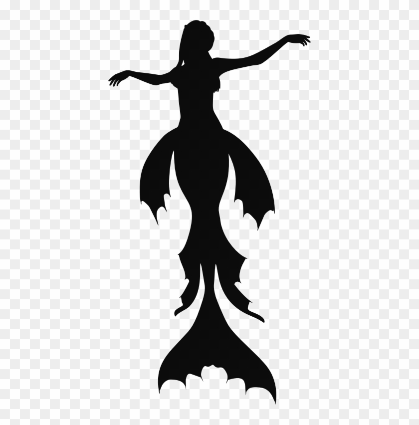 Medium Image - Transparent Mermaid Silhouette Png Clipart #230001