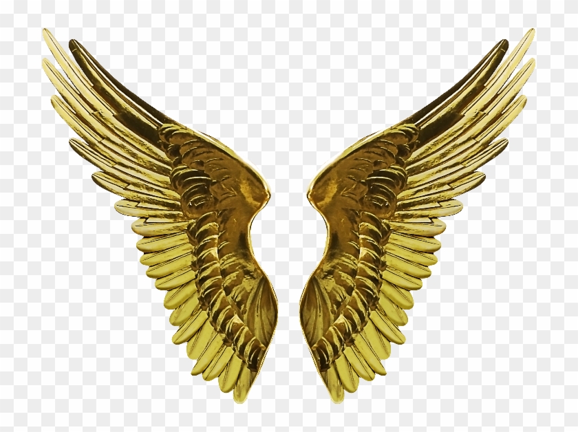 Angel Gold Wings Png Cutout Image - Gold Angel Wings Png Clipart