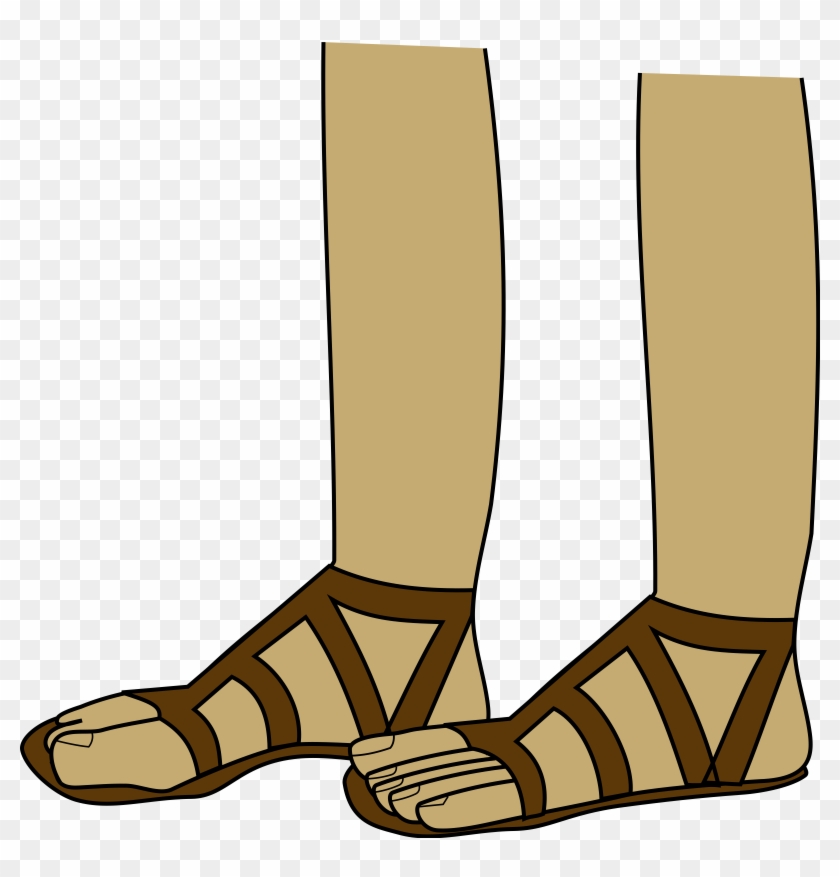 This Free Icons Png Design Of Feet In Sandals Clipart
