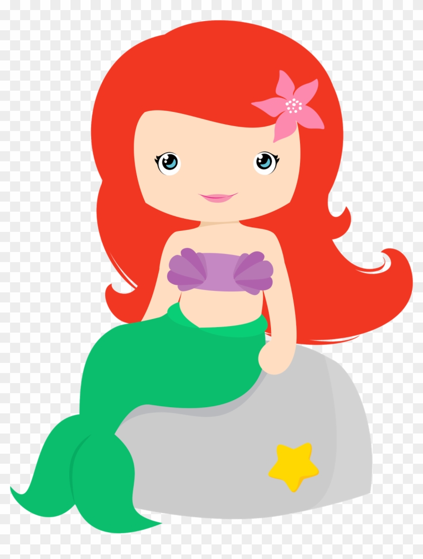 Pin By Goovanna Briceño On Cumple De Paloma - Pequena Sereia Cute Png Clipart #230145