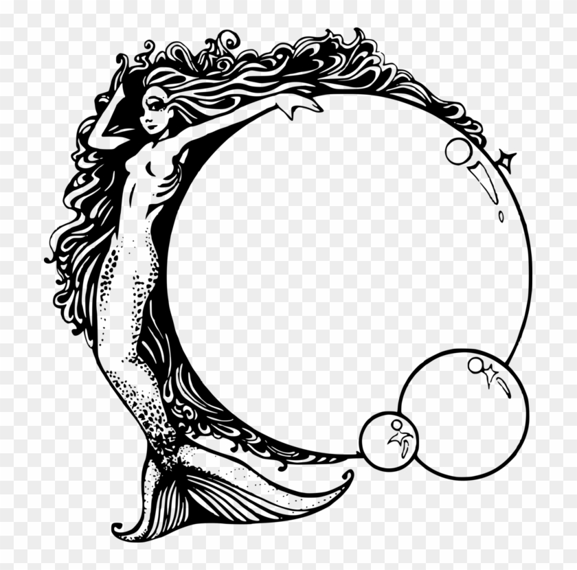 Mermaid Drawing Download Document Fairy - Public Domain Mermaid Illustration Clipart #230192