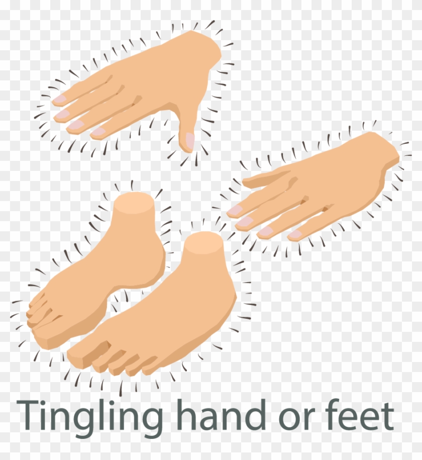 Tingling Hands Or Feet - Tingling Vector Clipart #230250