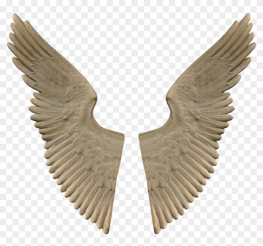 Stone Angel Wings - Stone Wings Png Clipart #230429