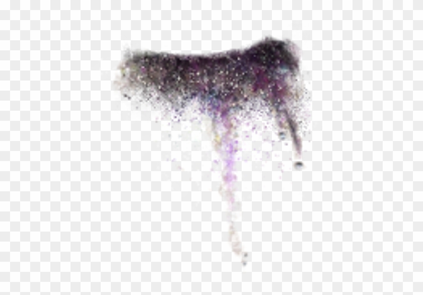 Rainbow Glitter Galaxy Crying Tears Purple White - Crying Tears Png Clipart